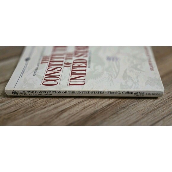 Vintage 1984 The Constitution of the United States Paperback Revised Updated Ed - Picture 3 of 8